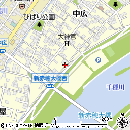 兵庫県赤穂市中広645周辺の地図