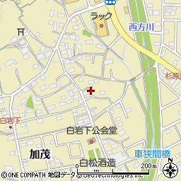 静岡県菊川市加茂637周辺の地図