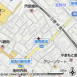 兵庫県加古川市平岡町新在家1026周辺の地図