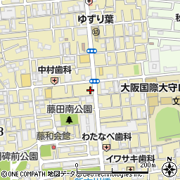 リパーク守口藤田町５丁目駐車場周辺の地図