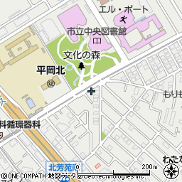 兵庫県加古川市平岡町新在家1489-2周辺の地図