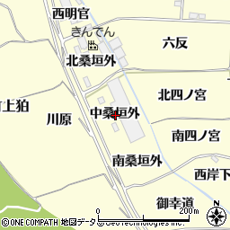 京都府木津川市山城町上狛中桑垣外周辺の地図