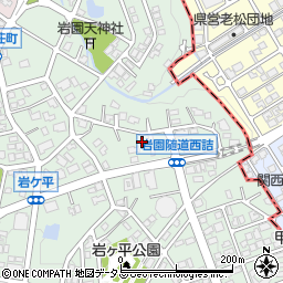 兵庫県芦屋市岩園町33-16周辺の地図