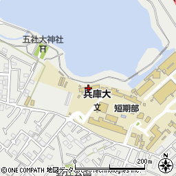 兵庫大学　教学部・入学課周辺の地図