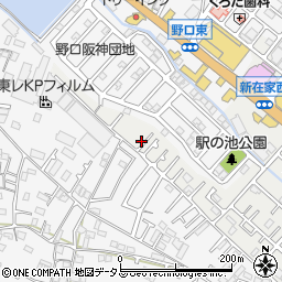 兵庫県加古川市平岡町新在家693-3周辺の地図