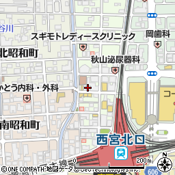 株式会社ハウスメイトショップ　西宮北口店周辺の地図