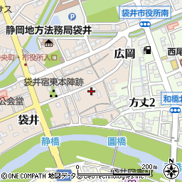 静岡県袋井市袋井163周辺の地図