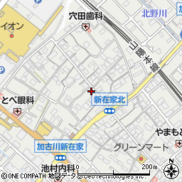 兵庫県加古川市平岡町新在家538-1周辺の地図