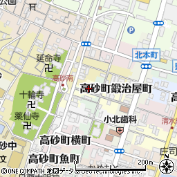 兵庫県高砂市高砂町鍛治屋町1404周辺の地図