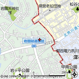 兵庫県芦屋市岩園町32-7周辺の地図