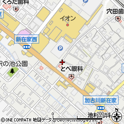 兵庫県加古川市平岡町新在家642-15周辺の地図