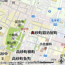兵庫県高砂市高砂町鍛治屋町1402周辺の地図
