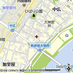 兵庫県赤穂市中広663周辺の地図