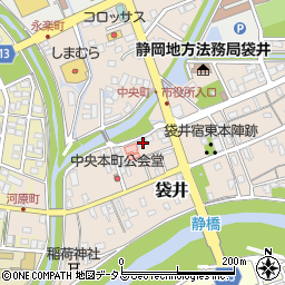 静岡県袋井市袋井307周辺の地図