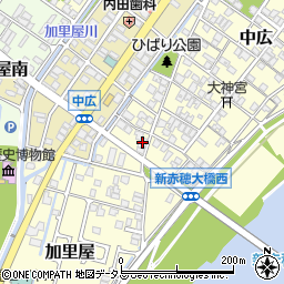 兵庫県赤穂市中広2113周辺の地図