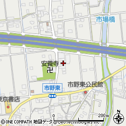 静岡県浜松市中央区市野町1218周辺の地図