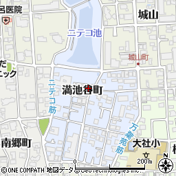 メインステージ夙川周辺の地図