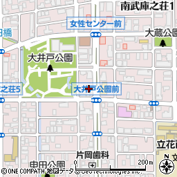 おんどり庵 武庫之荘店周辺の地図