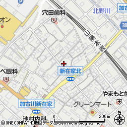 兵庫県加古川市平岡町新在家1022周辺の地図