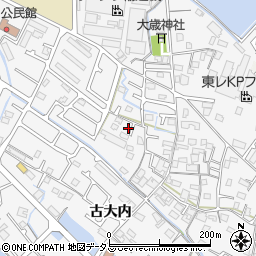 兵庫県加古川市野口町古大内372周辺の地図