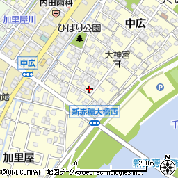 兵庫県赤穂市中広659周辺の地図