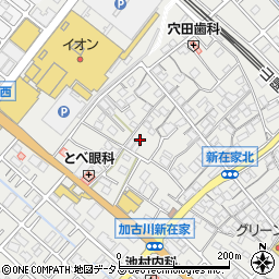 兵庫県加古川市平岡町新在家570-1周辺の地図
