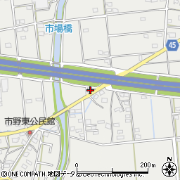 静岡県浜松市中央区市野町1155周辺の地図