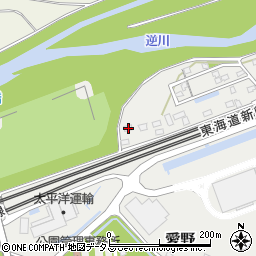 静岡県袋井市愛野2403周辺の地図