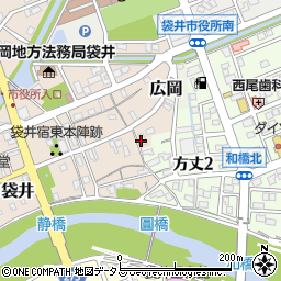 静岡県袋井市袋井170周辺の地図