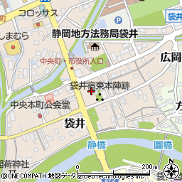 静岡県袋井市袋井40周辺の地図