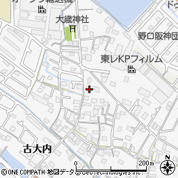 兵庫県加古川市野口町古大内441周辺の地図