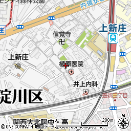 上新庄パンション周辺の地図