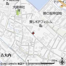 兵庫県加古川市野口町古大内495周辺の地図