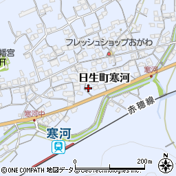 岡山県備前市日生町寒河1486周辺の地図