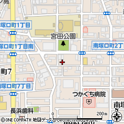 (株)ポート・リハビリサービス尼崎店居宅介護支援事業所周辺の地図