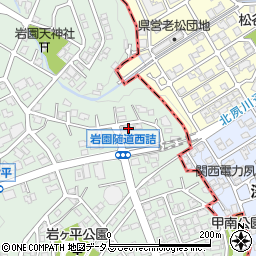 兵庫県芦屋市岩園町32-12周辺の地図