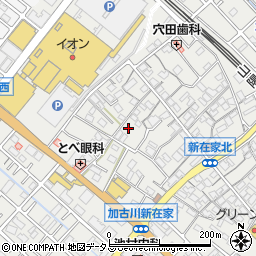 兵庫県加古川市平岡町新在家570-3周辺の地図
