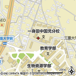 三重県立国児学園周辺の地図