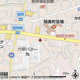 兵庫県加古郡稲美町国岡1丁目166周辺の地図