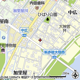 兵庫県赤穂市中広2111周辺の地図