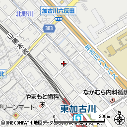 兵庫県加古川市平岡町新在家1367-4周辺の地図