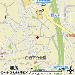 静岡県菊川市加茂635-2周辺の地図