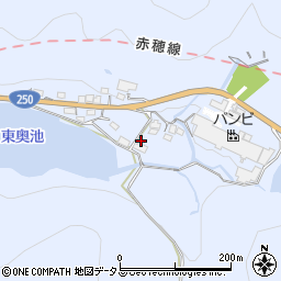 岡山県備前市日生町寒河601周辺の地図