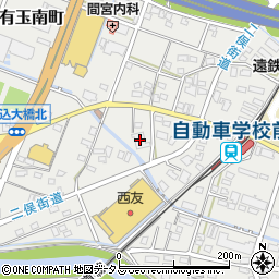 静岡県浜松市中央区有玉南町1758周辺の地図