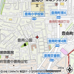 豊南ハイツ周辺の地図