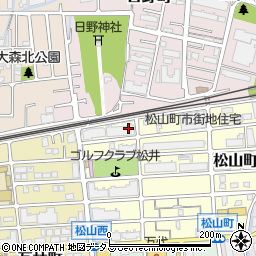 兵庫県西宮市松山町12-16周辺の地図