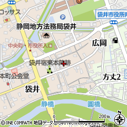 静岡県袋井市袋井30周辺の地図