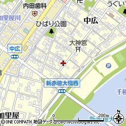 兵庫県赤穂市中広675周辺の地図