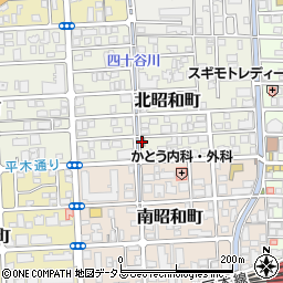 西宮北昭和郵便局周辺の地図