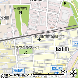 兵庫県西宮市松山町11-30周辺の地図